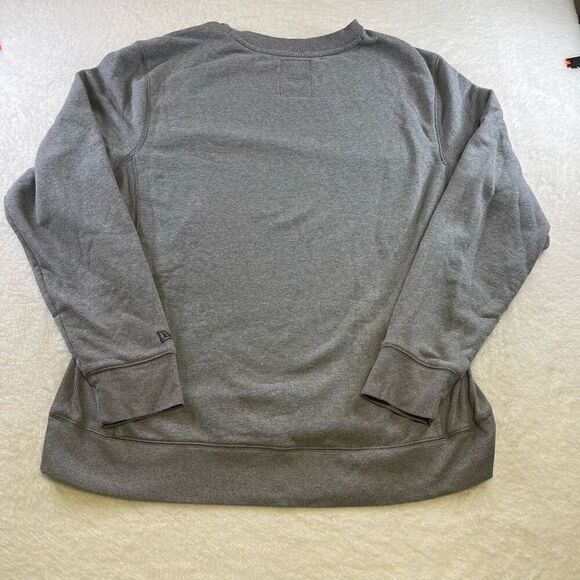 Gray New Era Sweater Mens XL Koe Kombucha Company Pullover Crewneck Sweater - Picture 2 of 12